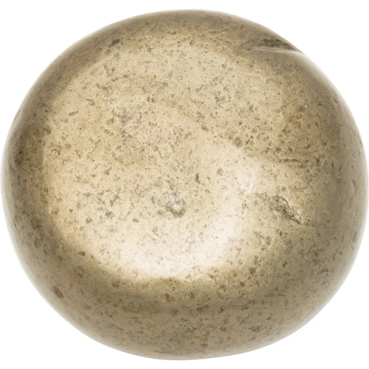 Knob Atlas Distressed Round Champagne Zinc Alloy 1-3/8 Inch - Frankwebs