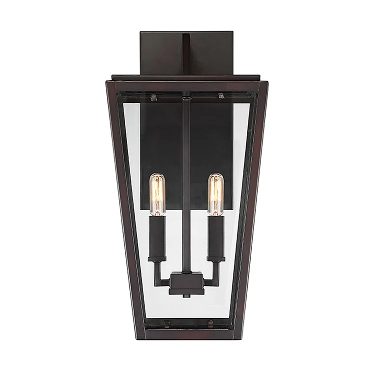 Milton Two-Light Outdoor Wall Mount Lantern - Frankwebs