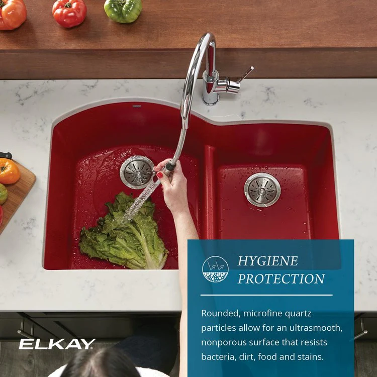 Kitchen Sink Quartz Luxe 36 x 21.5 Inch Single Bowl Perfect Drain Parchment Farmhouse - Frankwebs