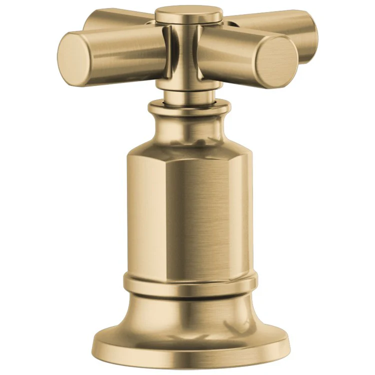 Handle Kit Invari Zinc 2 Cross Brilliance Luxe Gold for Roman Tub Filer - Frankwebs