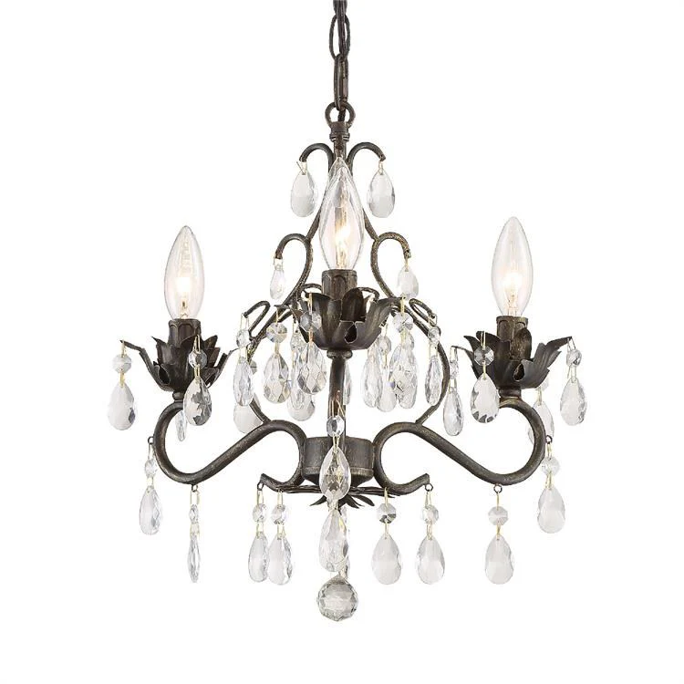 Paris Market Three-Light Mini-Chandelier - Frankwebs