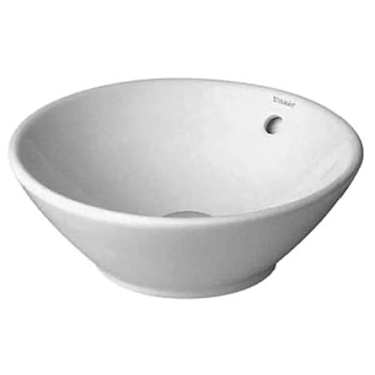 Vessel Bacino Round WonderGliss Surface Treatment with Overflow White 16-1/2 Inch1 Piece - Frankwebs