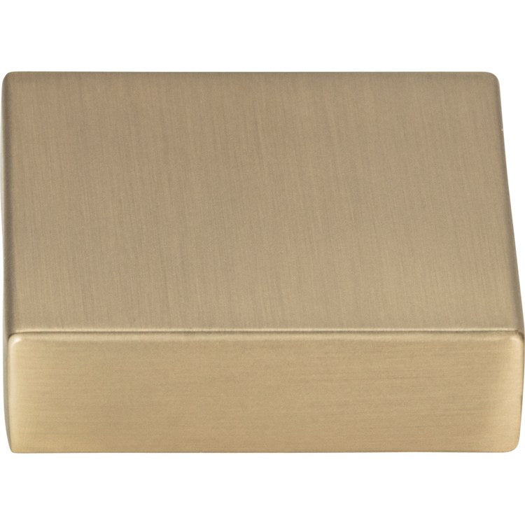 Knob Atlas Thin Square Slate Zinc Alloy 1-1/4 Inch - Frankwebs