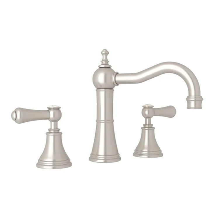 Lavatory Faucet Georgian Era 2 Porcelain Cap Lever English Gold 1.2 Gallons per Minute Swivel Column Spout - Frankwebs