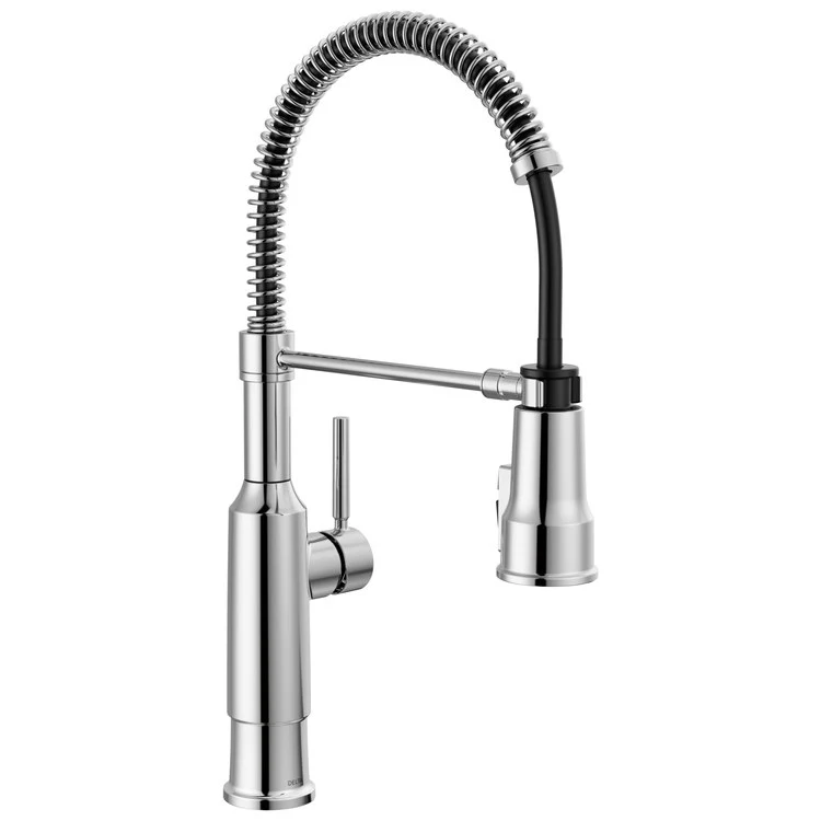 Kitchen Faucet Theodora Spring 1 Lever ADA Chrome Pull Down 1.8 Gallons per Minute - Frankwebs