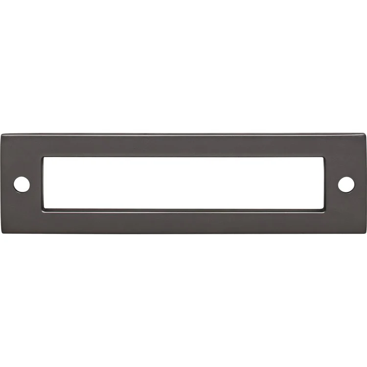 Pull Backplate Lynwood Hollin Rectangle Ash Gray 3-3/4 Inch 2 Hole Zinc Alloy - Frankwebs