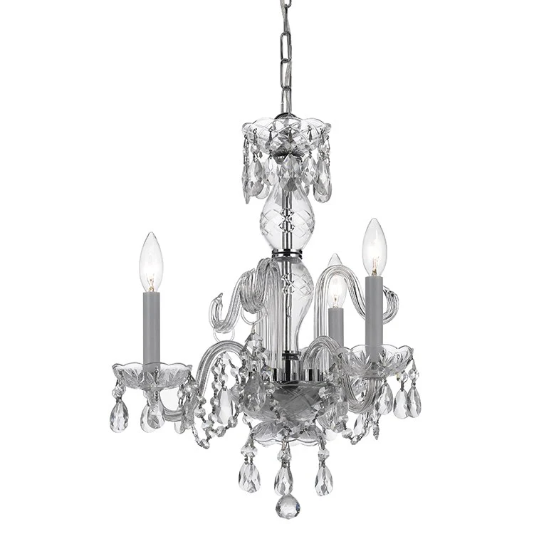 Traditional Crystal Three-Light Mini Chandelier - Frankwebs