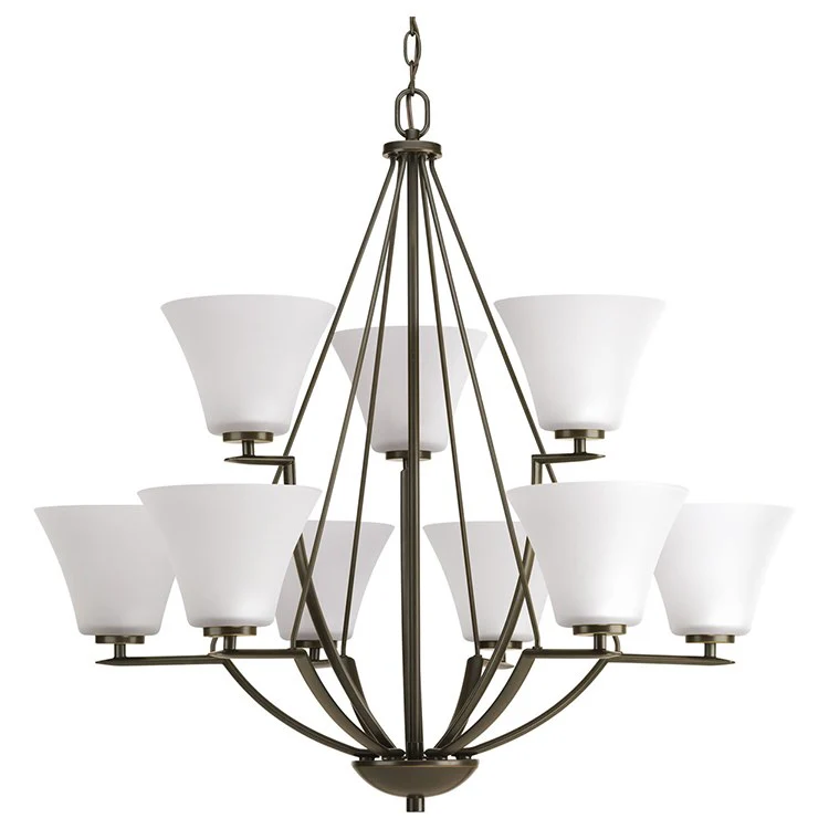 Bravo Nine-Light, Two-Tier Chandelier - Frankwebs