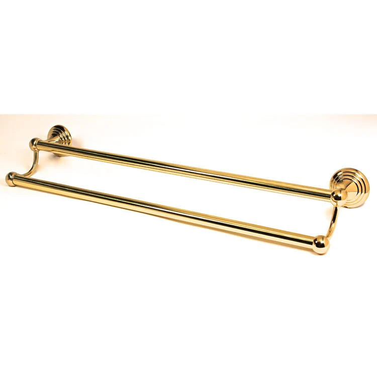 Towel Bar Embassy Bath 30 Inch Double Barcelona Brass 5-13/16 Inch - Frankwebs