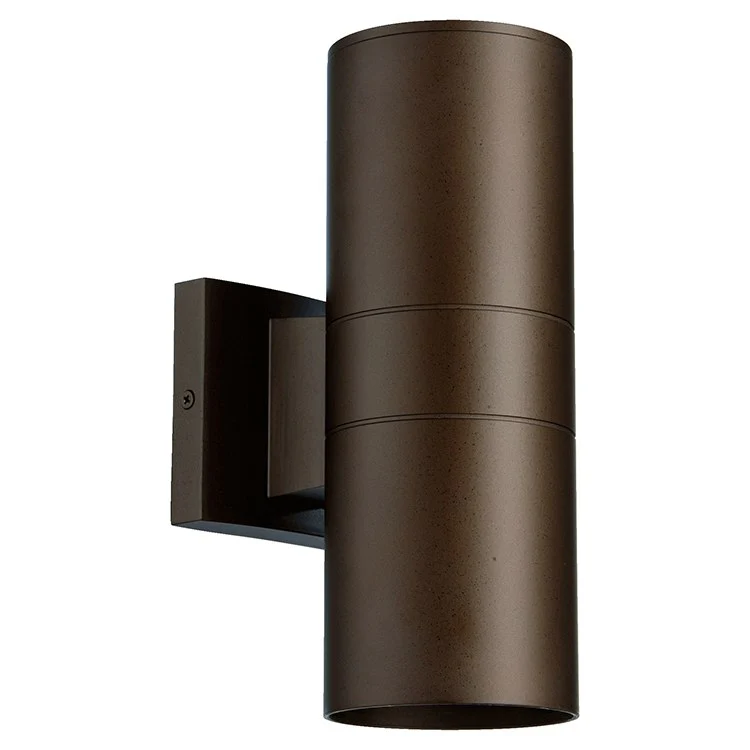 Cylinder Two-Light Small Outdoor Wall Sconce - Frankwebs