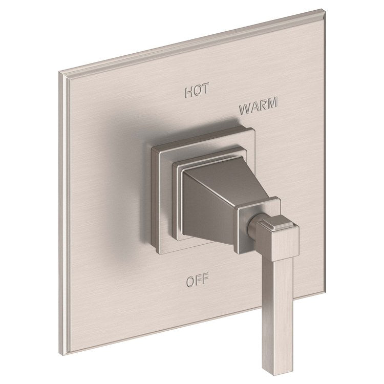 Pressure Balance Valve Trim Malvina Square 1 Lever Venetian Bronze ADA Depth 4 Inch - Frankwebs