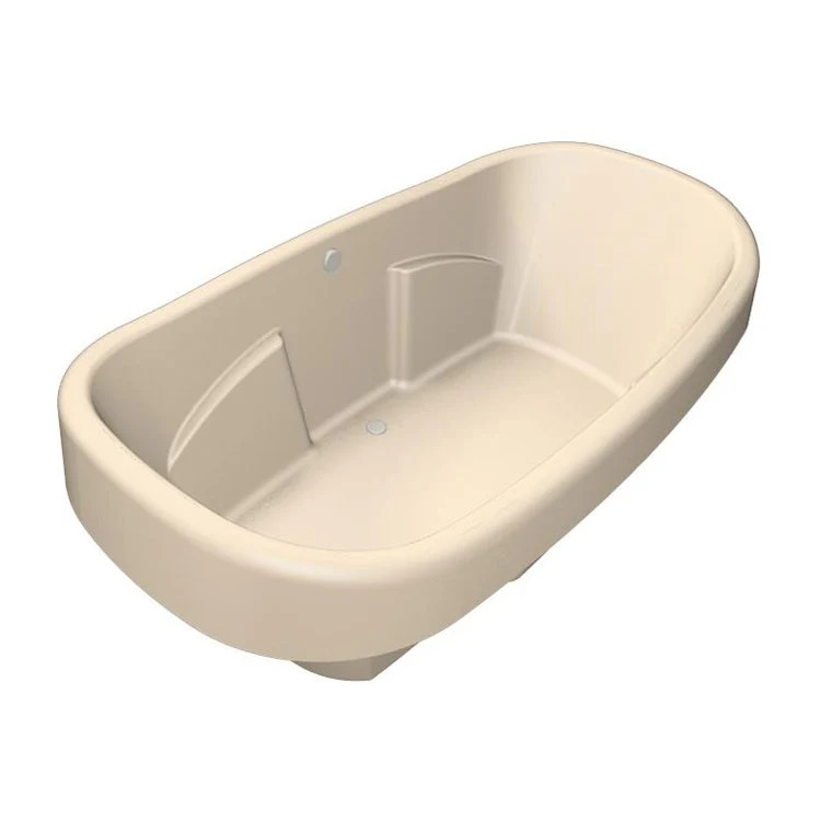 Combination Tub Designer Collection Natalie 78 x 44 x 24 Inch Drop-In Center Drain White Oval - Frankwebs