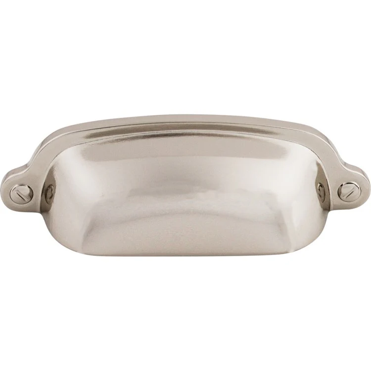 Pull Asbury Charlotte Cup Polished Nickel Zinc Alloy 2-9/16 Inch 3-3/4x1-1/8 Inch - Frankwebs