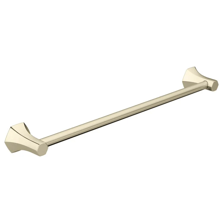 Towel Bar Locarno 24 Inch Single Brushed Gold Optic Metal 3-1/2 Inch - Frankwebs