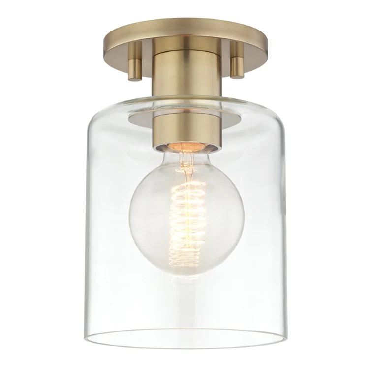 Neko Single-Light Semi-Flush Mount Ceiling Fixture - Frankwebs