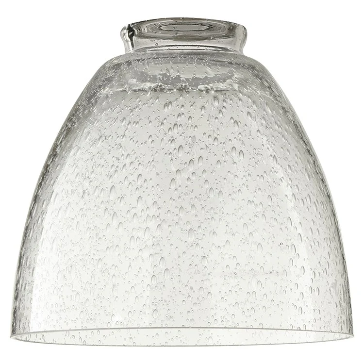 Replacement Clear Seeded Glass Dome Shade with 2.25