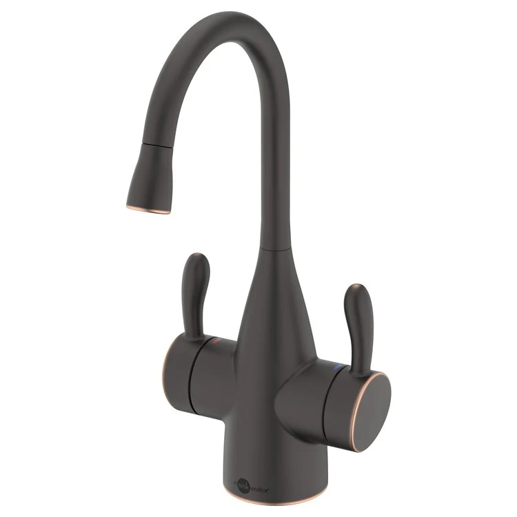 Water Dispenser Showroom Transitional 1010 Instant 2 Lever ADA Gooseneck Swivel 360 DEG Oil Rubbed Bronze - Frankwebs