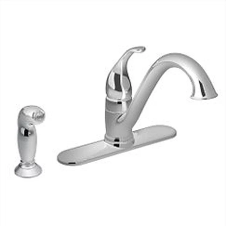 Kitchen Faucet Camerist Bulk Pack Side Spray 1 Lever ADA Chrome 1.5 Gallons per Minute - Frankwebs