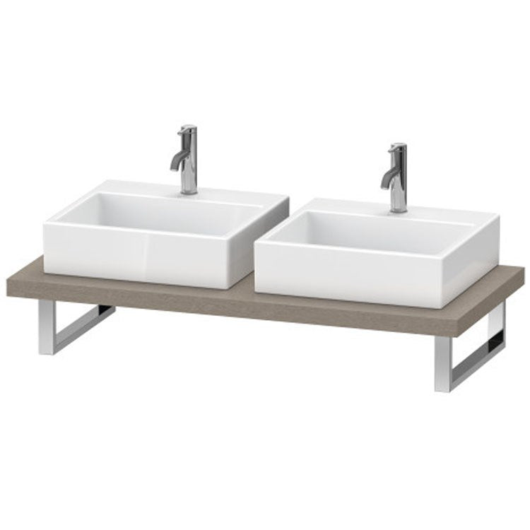 Lavatory Console L-Cube Linen Double Basin 31-1/2 x 21-5/8 Inch 1-3/4 Inch - Frankwebs
