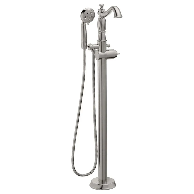 Traditional Single Handle Floor Mount Tub Filler without Handle - Frankwebs