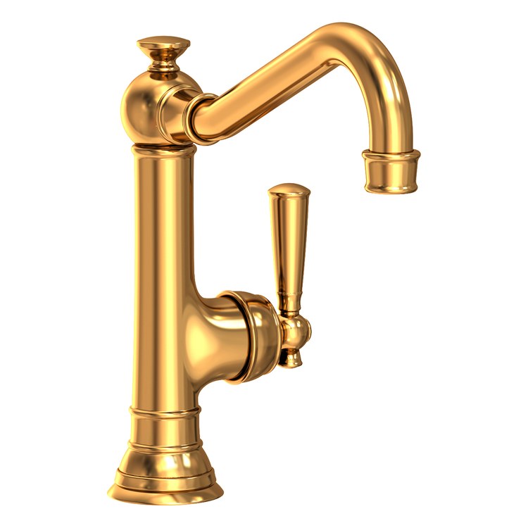 Kitchen Faucet Jacobean 1 Lever ADA Antique Copper Spout Height 7-2/3 Inch 1.8 Gallons per Minute - Frankwebs