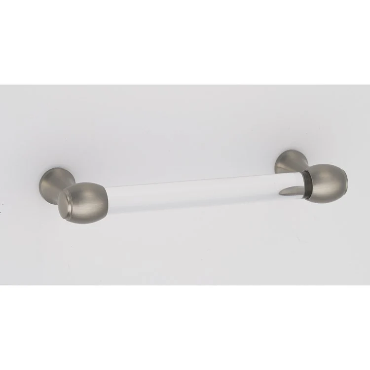 Pull Royale Acrylic Polished Chrome Brass 3-1/2 Inch 4-1/4 Inch 1-3/8 Inch - Frankwebs