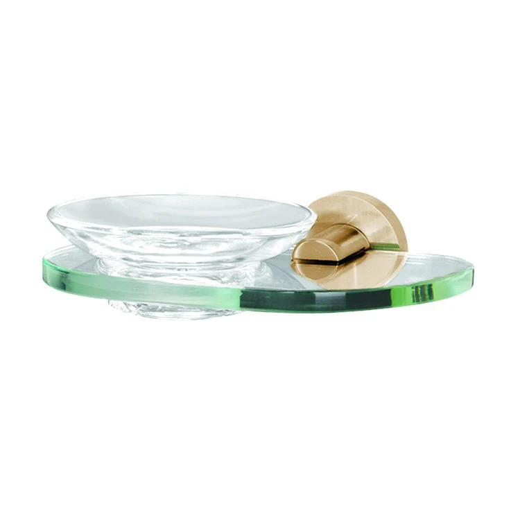 Soap Dish Contemporary I Bath Satin Brass Concealed Wall Mount 5-1/16 x 6-7/8 x 2-5/8 Inch - Frankwebs