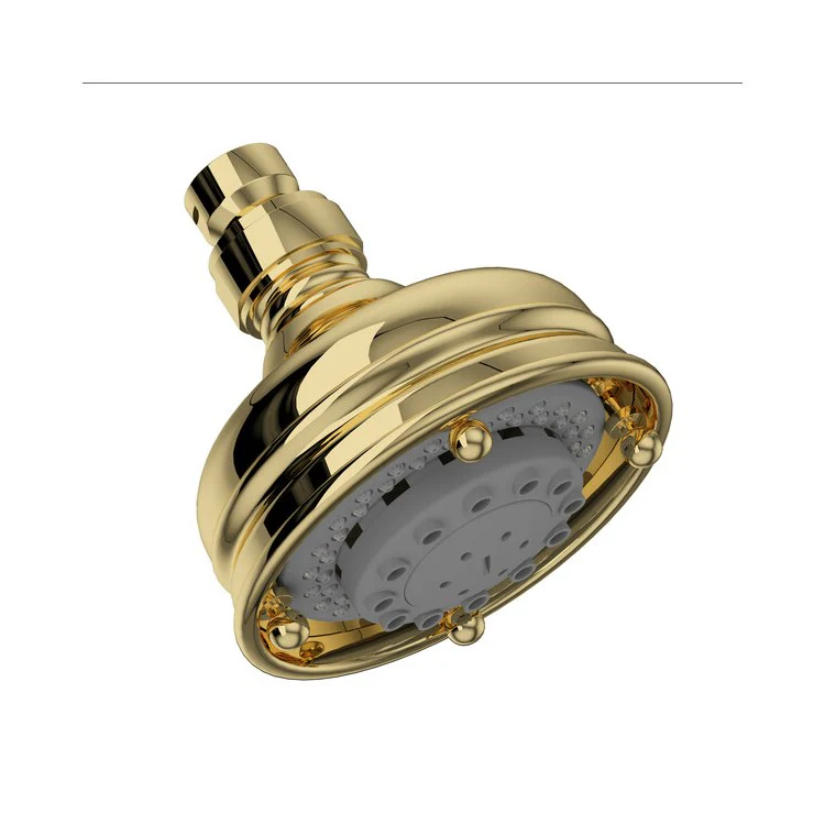 Showerhead Santena 3 Function Polished Nickel 4 Inch 2.0 Gallons per Minute Round - Frankwebs