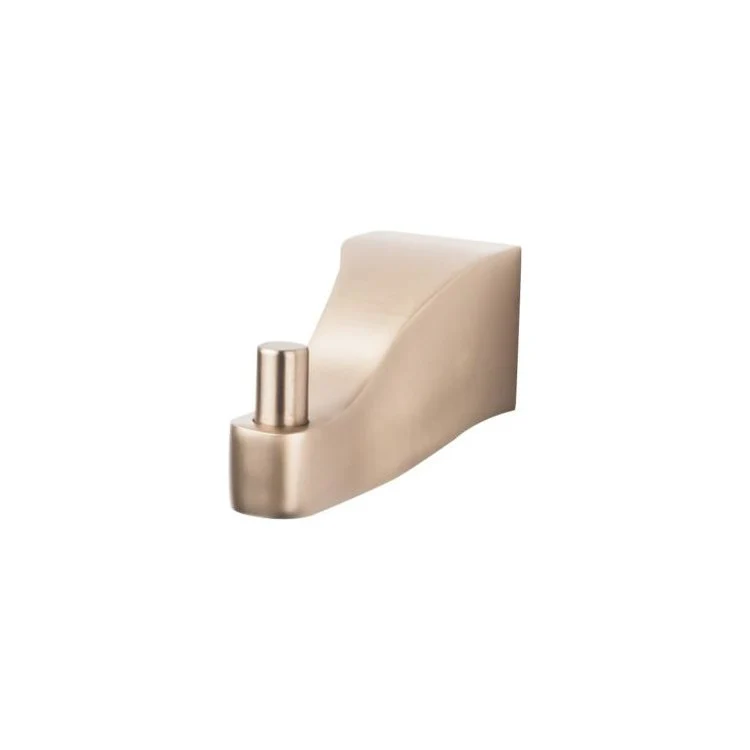 Aqua Single Robe Hook - Brushed Satin Nickel - Frankwebs
