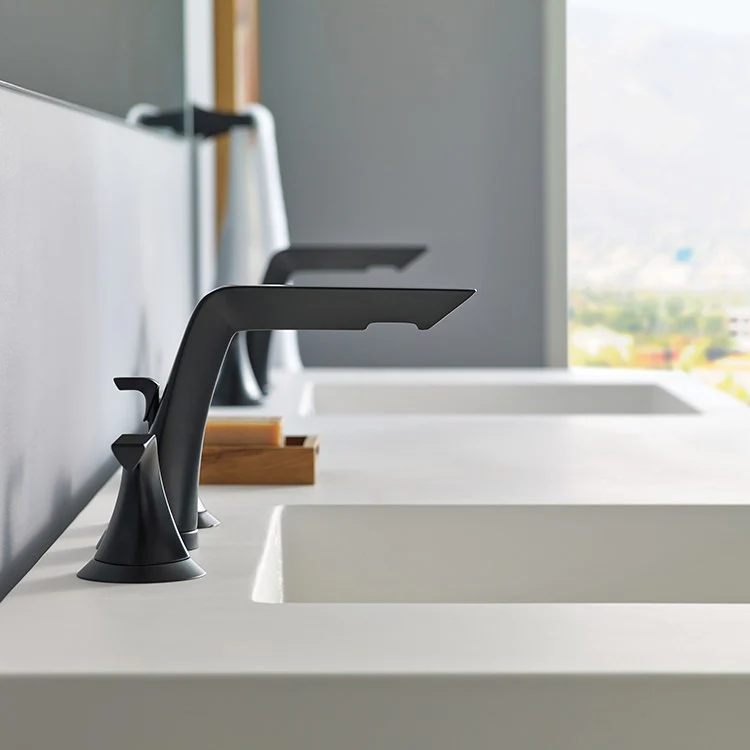 Sotria Two Handle Widespread Bathroom Faucet with Pop-Up Drain - Frankwebs