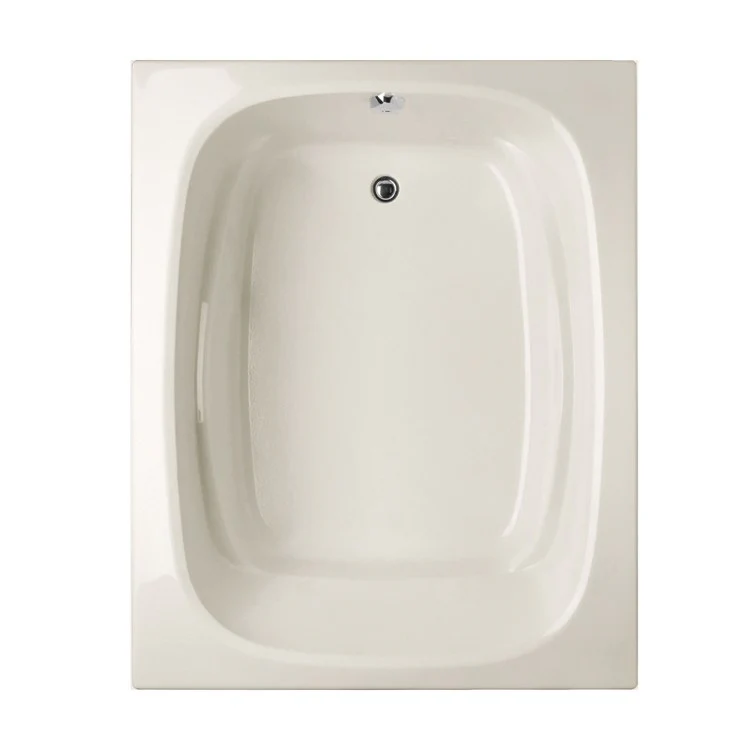 Soaking Tub Designer Collection Alexis 60 x 48 Inch Drop-In Tub Only End Biscuit Acrylic - Frankwebs