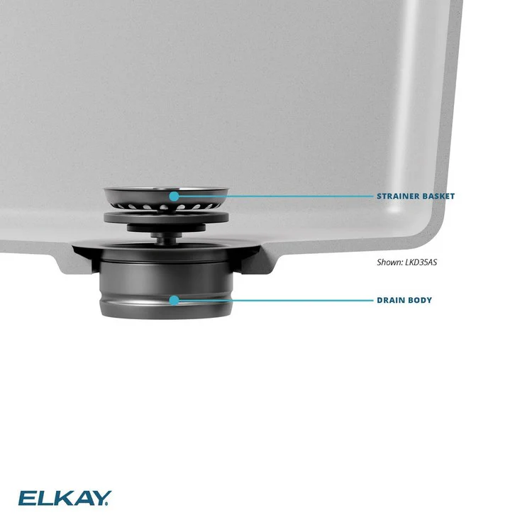 Drain Fitting with Removable Basket Strainer and Rubber Stopper 3-1/2 Inch Polymer 4-1/2 Inch - Frankwebs