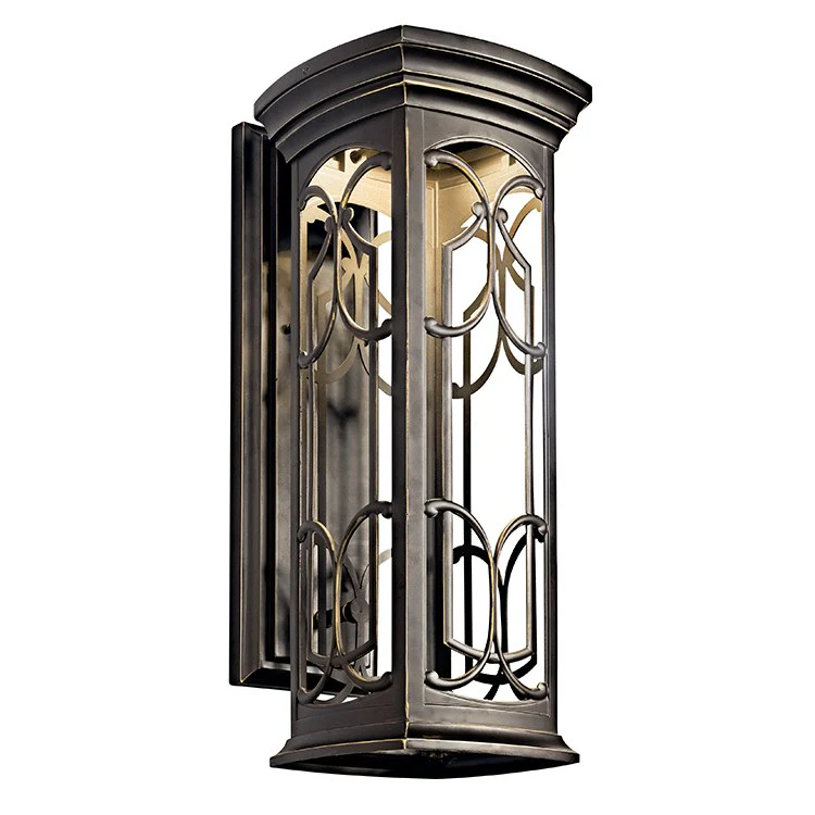 Franceasi Single-Light LED Outdoor Wall Lantern - Frankwebs