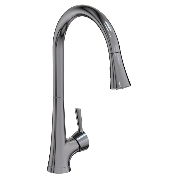 Kitchen Faucet Vespera 1 Lever ADA Matte White Pull Down Spout Height 10 Inch 1.8 Gallons per Minute - Frankwebs