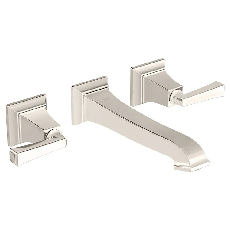 Town Square S Two Handle Widespread Wall-Mount Bathroom Faucet with Grid Drain - Frankwebs