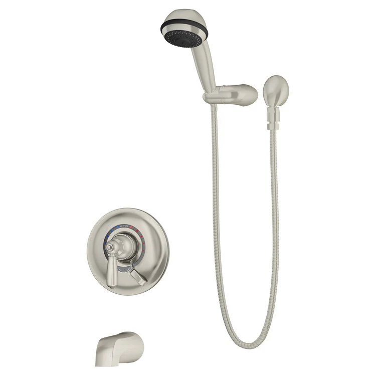 Tub Trim Allura with Handshower 2 Lever Polished Chrome 1.5GPM - Frankwebs