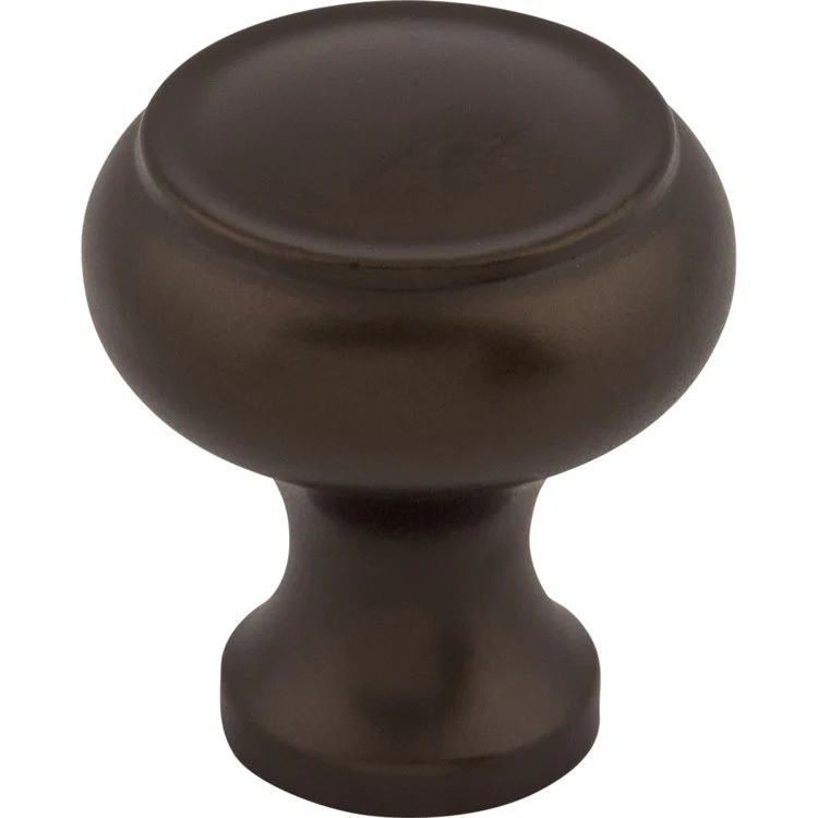 Knob Normandy Round Tuscan Bronze Steel 1-1/8 x 1-1/8 x 1-1/3 Inch 1-1/3 Inch - Frankwebs