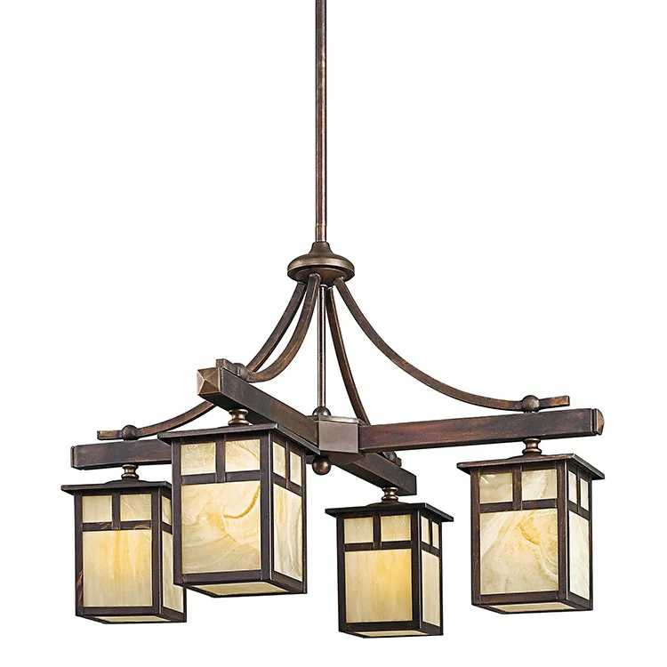 Alameda Four-Light Indoor/Outdoor Chandelier - Frankwebs