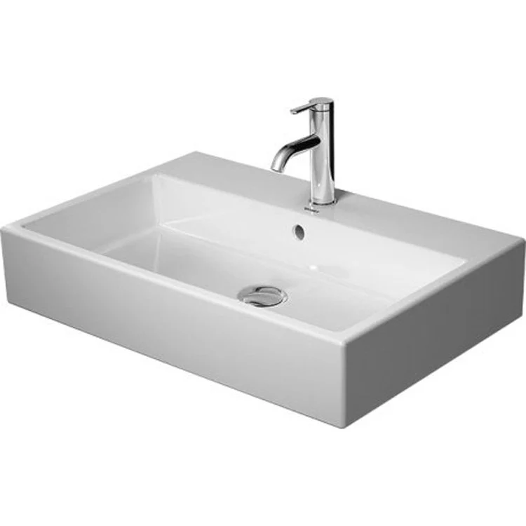 Lavatory Sink Vero Air with Overflow 18-1/2 x 27-1/2 Inch Rectangle White 1 Hole - Frankwebs