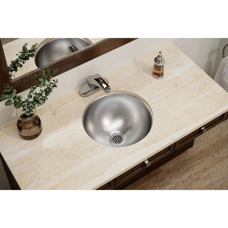 Sink Bowl Asana Single Bowl Undermount with Reveal 14.375 x 6 Inch Lustrous Satin - Frankwebs