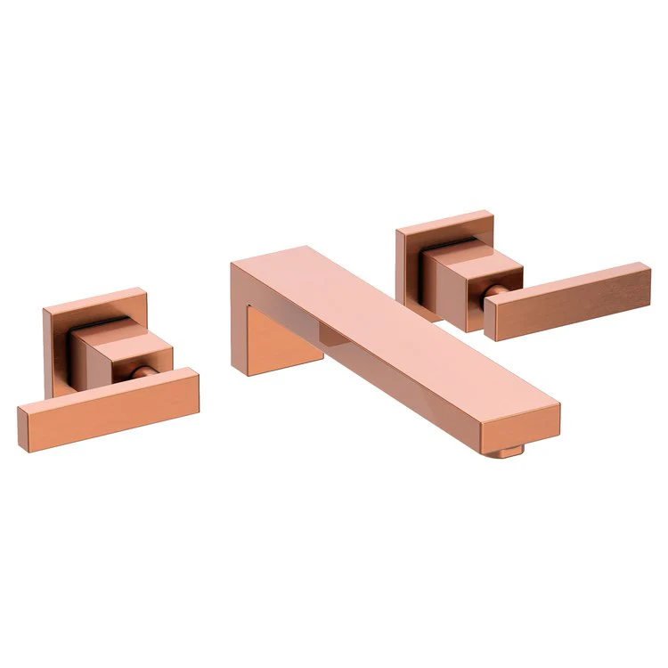 Skylar Two Handle Wall-Mount Bathroom Faucet - Polished Gold PVD - Frankwebs