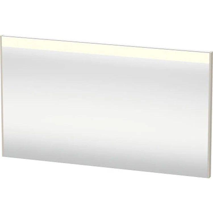 Mirror Brioso 48 x 27-1/2 Inch Dark Walnut with Lighting Rectangle 1-3/8 Inch Right Sensor Switch - Frankwebs