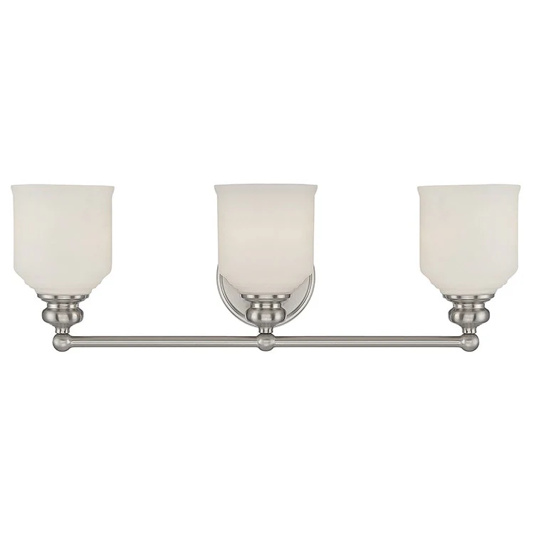 Melrose Three-Light Bathroom Vanity Fixture - Frankwebs