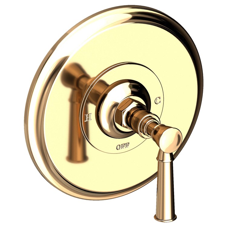 Pressure Balance Valve Trim Vander Round 1 Lever Antique Brass ADA Depth 4 Inch - Frankwebs