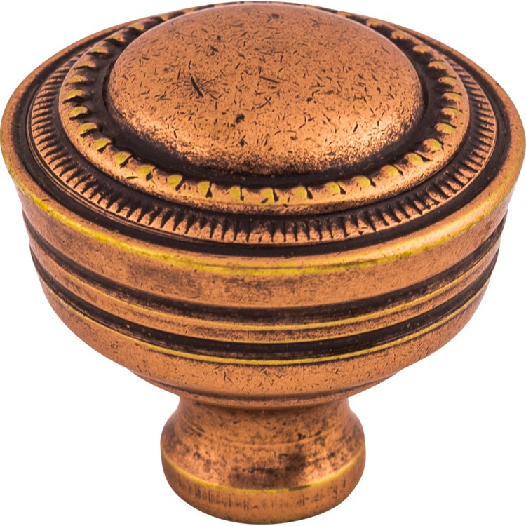 Knob Tuscany Contessa Round Old English Copper Hollow Brass 1-1/4 x 1-1/4 x 1-1/4 Inch 1-1/4 Inch - Frankwebs