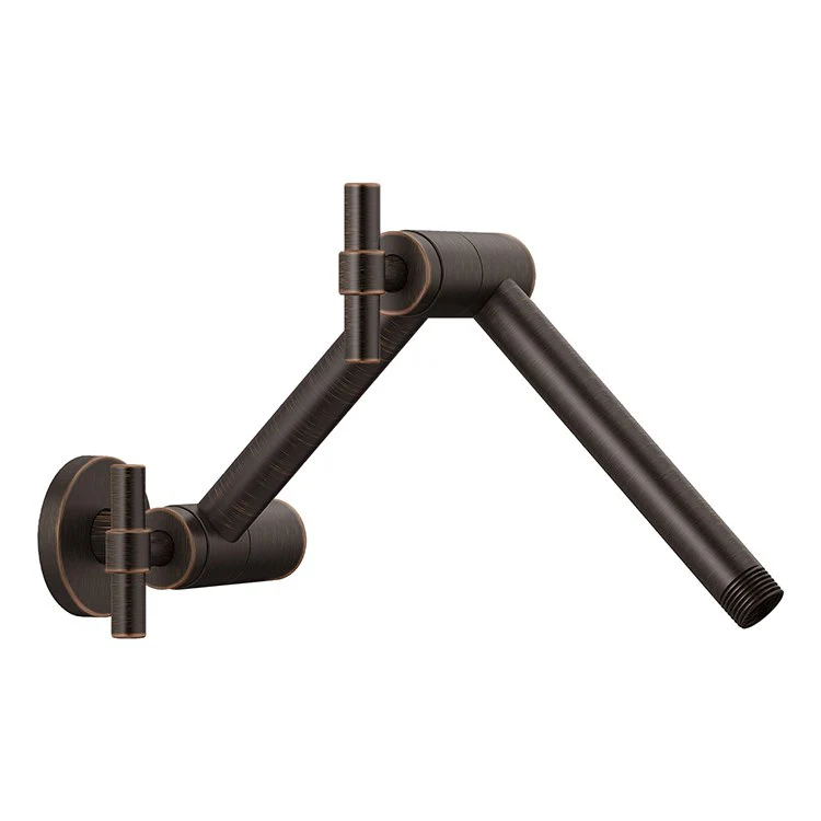 Litze Replacement Dual-Joint Shower Arm with Flange - Frankwebs