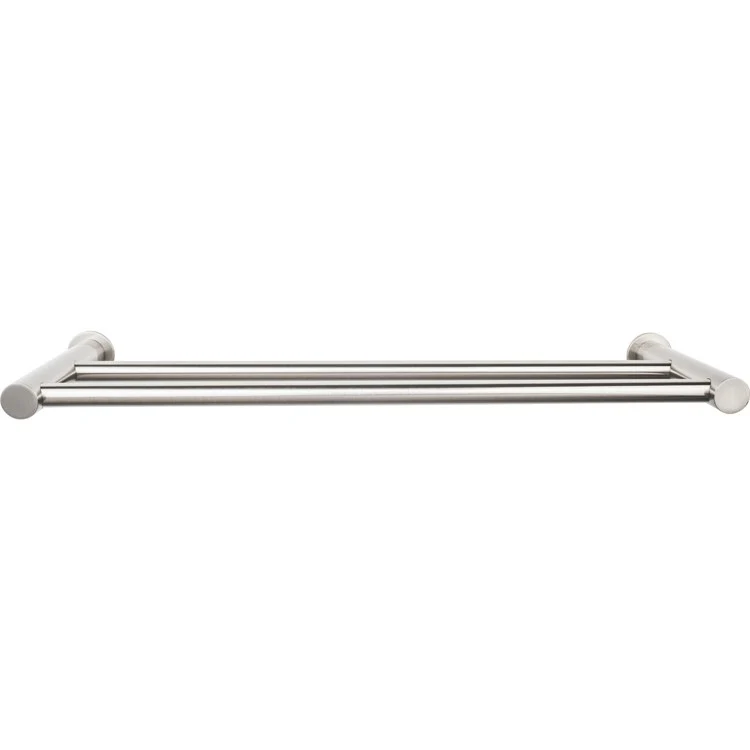 Towel Bar Hopewell 18 Inch Double Brushed Satin Nickel Zinc Alloy 5-7/8 Inch for Bath Hardware - Frankwebs
