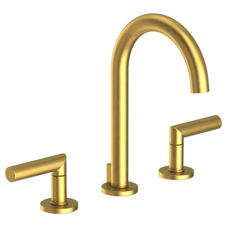 Lavatory Faucet Pavani Widespread 8 to 20 Inch Spread 2 Lever ADA Midnight Chrome 1.2 Gallons per Minute Brass Spout Height 6-1/8 Inch - Frankwebs
