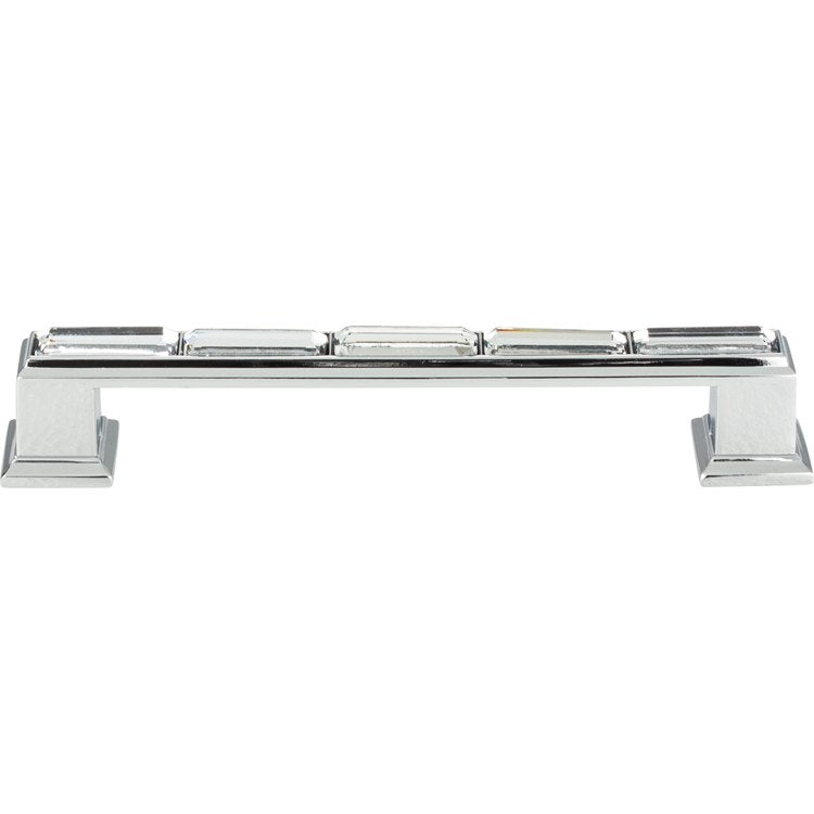 Drawer Pull Atlas Legacy Crystal Matte Black Zinc Alloy 5-1/16 Inch - Frankwebs