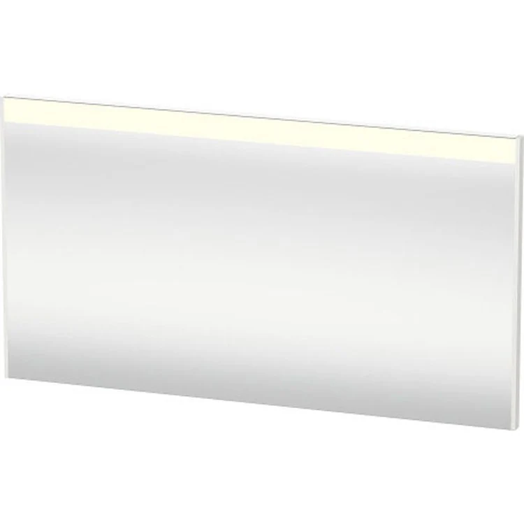 Mirror Brioso 52 x 27-1/2 Inch Dark Walnut with Lighting Rectangle 1-3/8 Inch Right Sensor Switch - Frankwebs